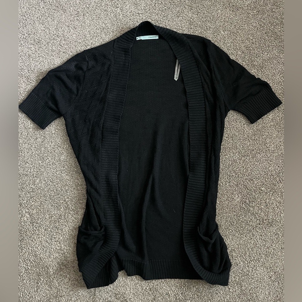 Women’s black cardigan size M